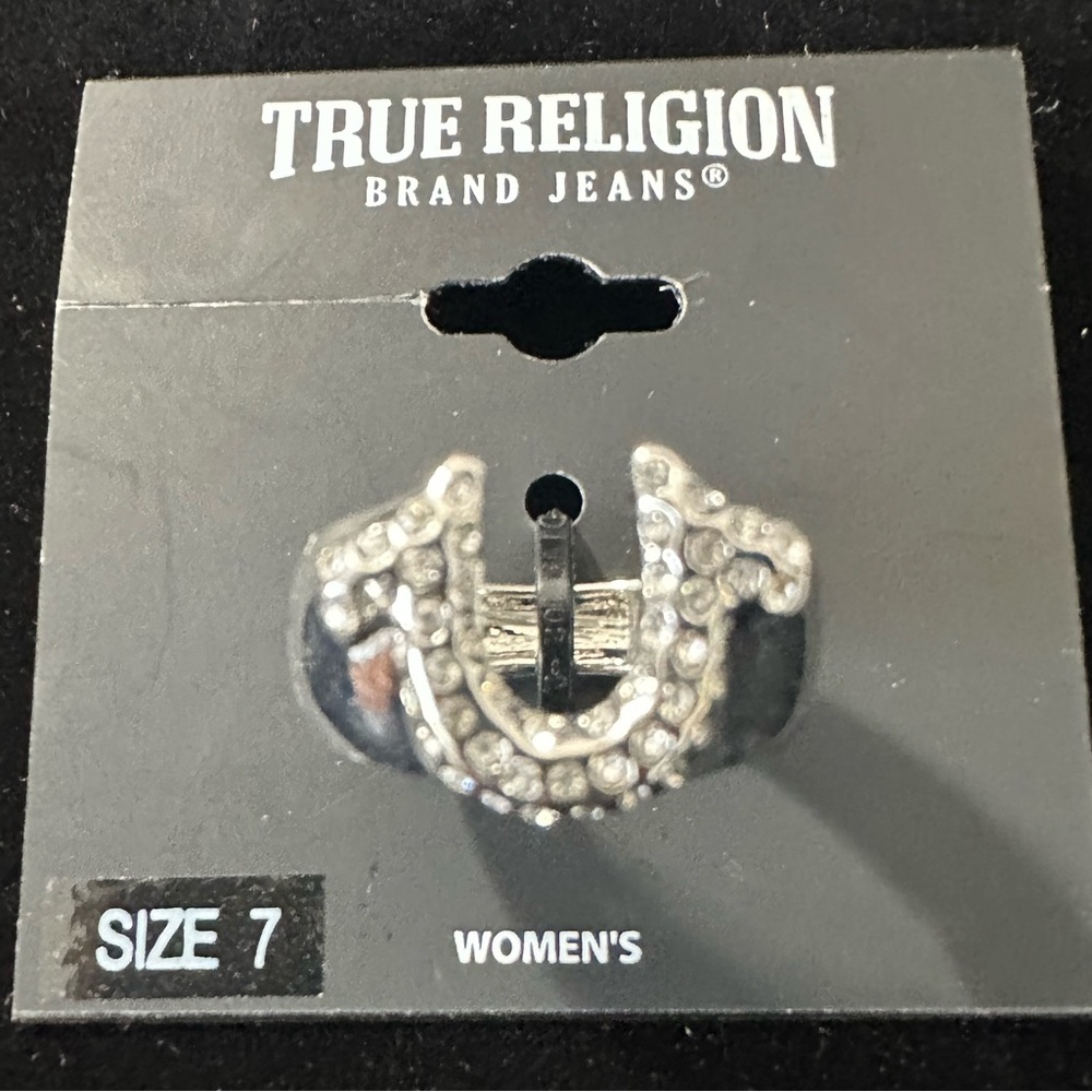 🆕True Religion Silver Horseshoe Ring